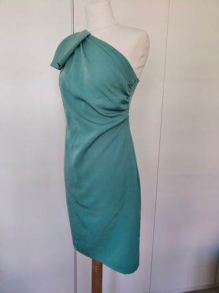 Vestido invitada evento volante M 38