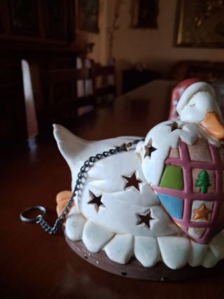 Papera soprammobile in porcellana