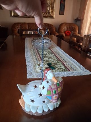 Papera soprammobile in porcellana