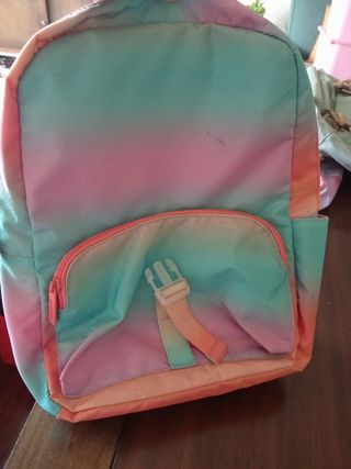 Mochila Xtrem degradado rosa y turquesa