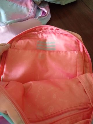 Mochila Xtrem degradado rosa y turquesa