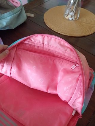 Mochila Xtrem degradado rosa y turquesa