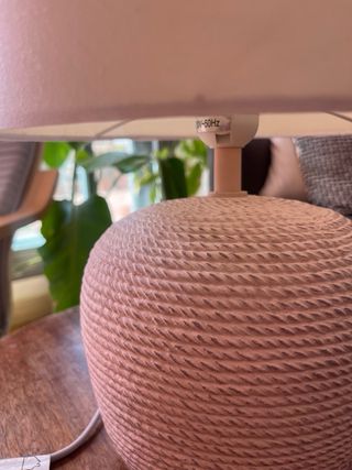 Lámpara de mesa Casa Viva Beige Cerámica