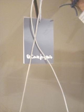 Lámpara de techo moderna cristal y metal