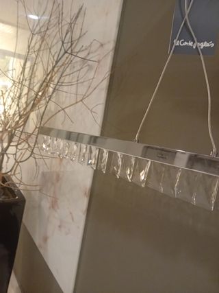 Lámpara de techo moderna cristal y metal