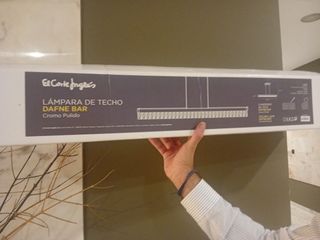Lámpara de techo moderna cristal y metal