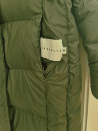 Plumífero largo Tintoretto verde