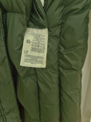 Plumífero largo Tintoretto verde