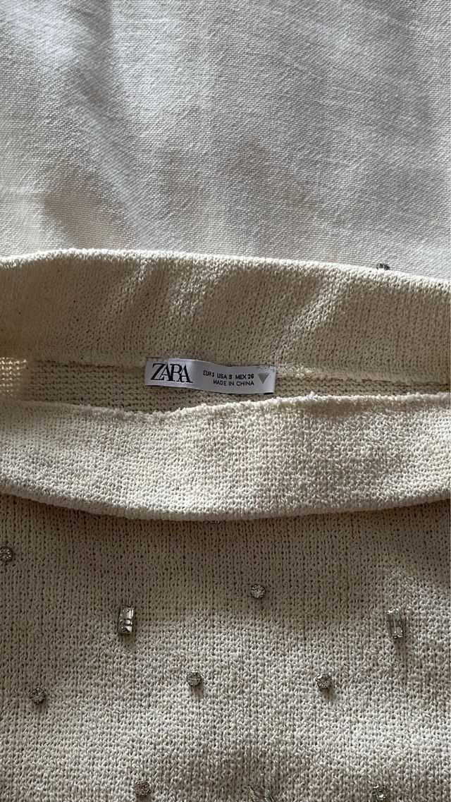 Shorts Zara con brillantes Talla S