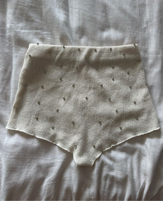 Shorts Zara con brillantes Talla S