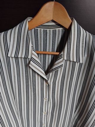 Camisa de rayas mujer manga larga