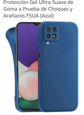 Funda Gel Samsung Galaxy A12 Azul