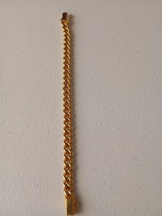Pulsera Oro Laminado Bijou GL de 19 CMS. OFERTA
