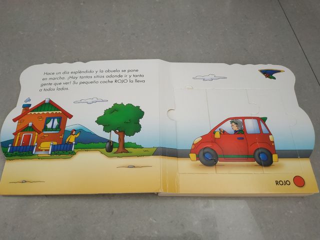 Libro puzle Caillou Los colores.
