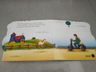 Libro puzle Caillou Los colores.