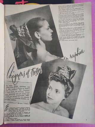 Revistas moda vintage Le bouquet