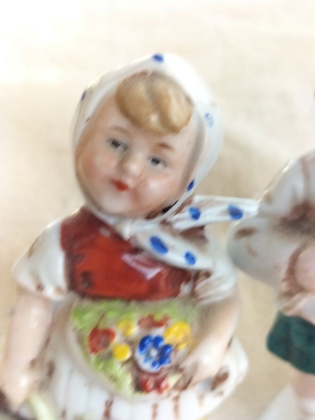 Figuritas de porcelana vintage, pareja