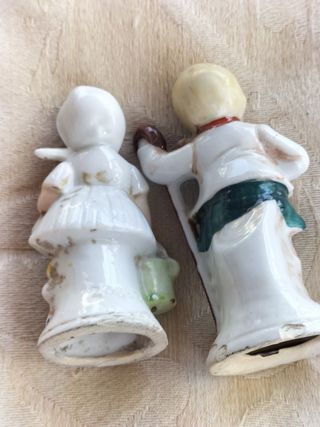 Statuine vintage in porcellana, coppia