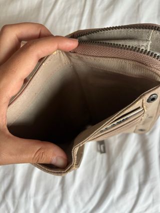 Cartera Slang Beige
