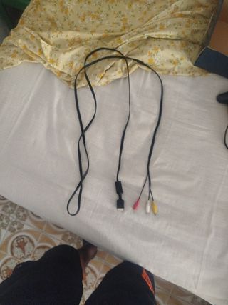Consola Sony PS2 Negra + Mando y Cables