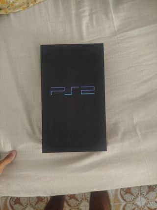 Consola Sony PS2 Negra + Mando y Cables
