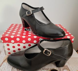 Zapatos de baile flamenco/sevillanas negros