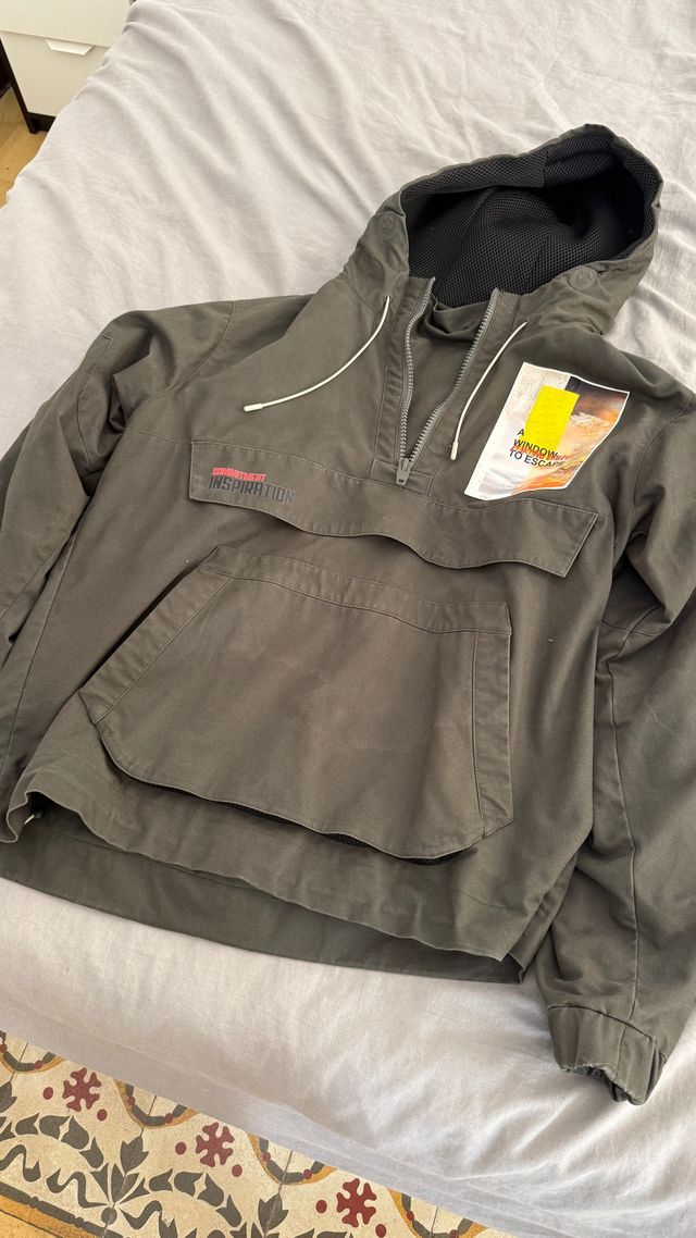 Sudadera Zara Hombre Verde Oliva