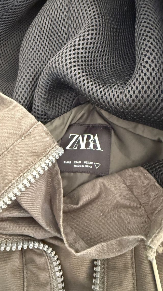 Sudadera Zara Hombre Verde Oliva