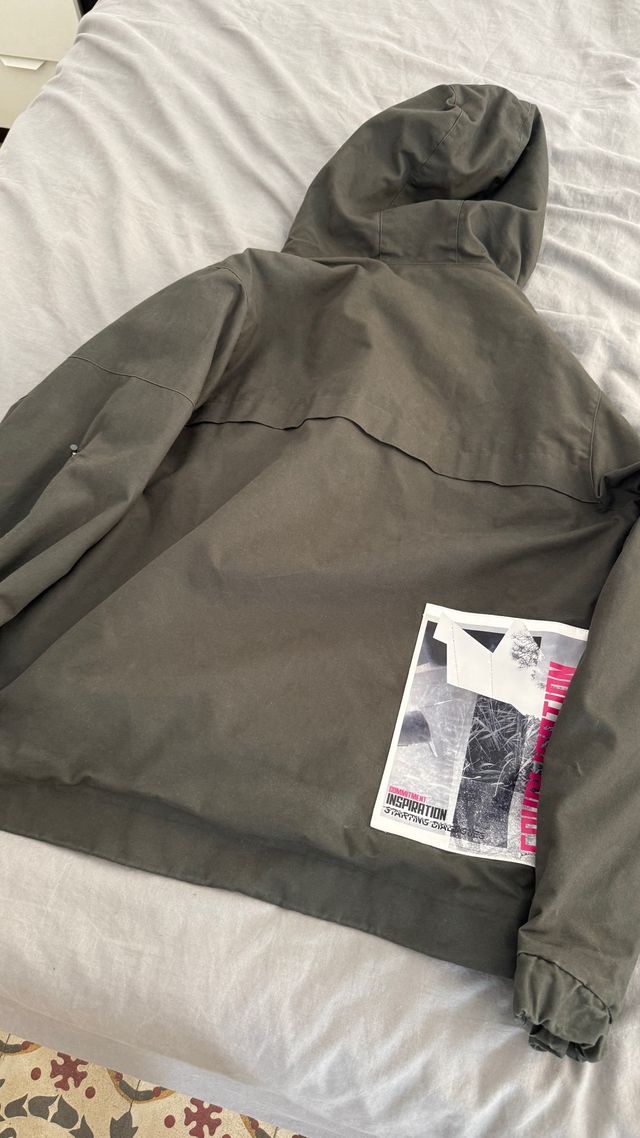 Sudadera Zara Hombre Verde Oliva