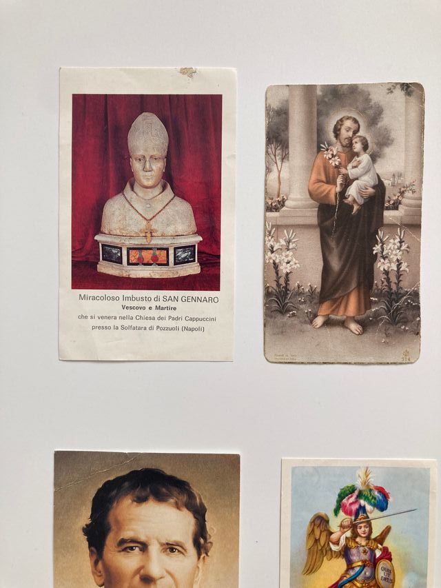 Stock lotto 6 santini santi beati vintage misti