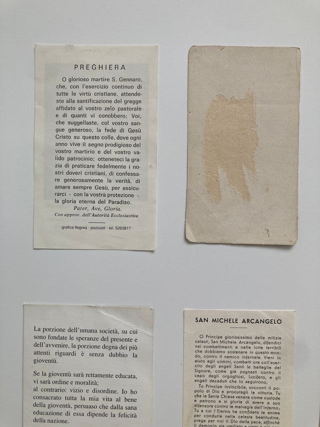 Stock lotto 6 santini santi beati vintage misti