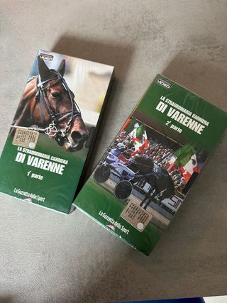 Due cassette straordinaria carriera di varenne