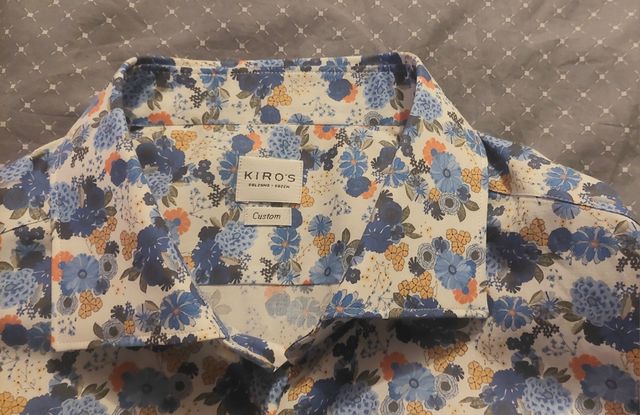 Camicia uomo fantasia floreale