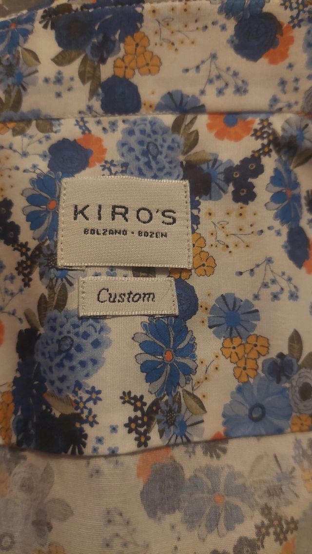 Camicia uomo fantasia floreale