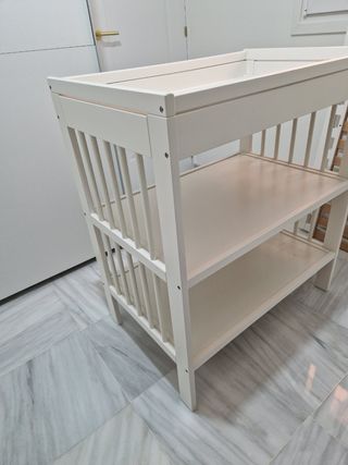 Mueble cambiador Ikea blanco