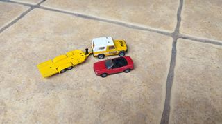 SIKU Miniatura: Remolque + 2 Coches