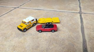 SIKU Miniatura: Remolque + 2 Coches