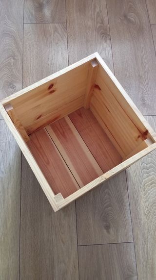 Caja de madera para almacenaje