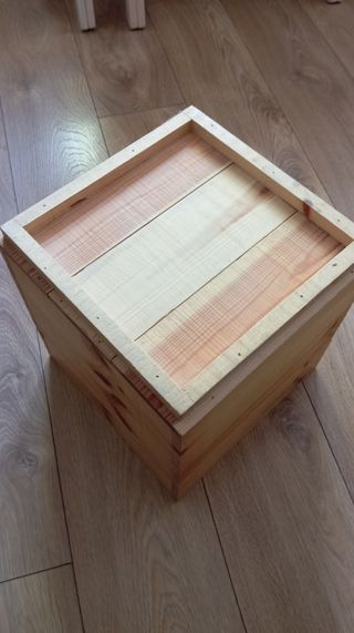 Caja de madera para almacenaje