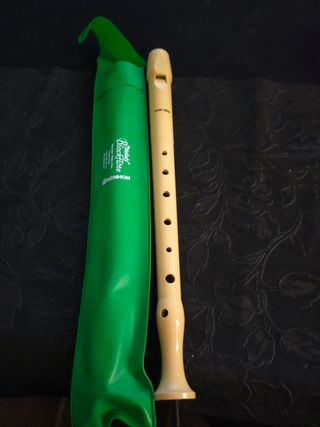 Flauta dulce Hohner Blockflöte color beige