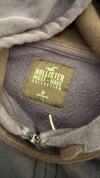 Sudadera Hollister Azul con Logo