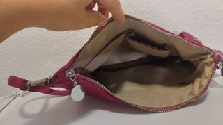 Bolso de ante fucsia