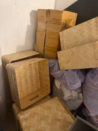 Cesta Organizadora Ikea Bambú BULLIG