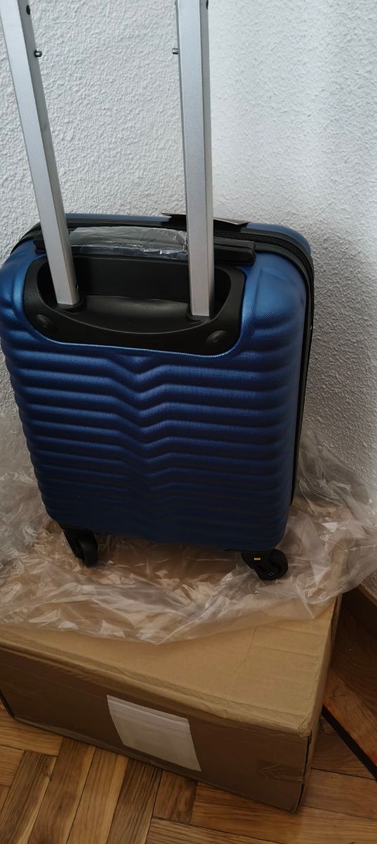 Maleta de cabina Lansport azul 40x30x20