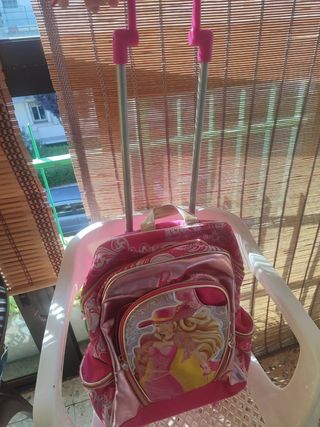 Mochila con ruedas Barbie