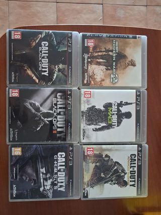 Lote 6 Juegos Call of Duty PS3