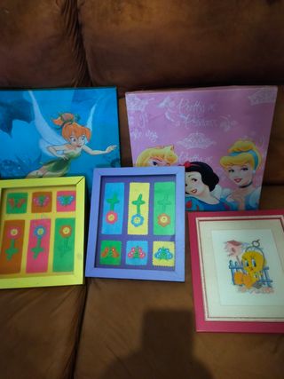 Decoración infantil multicolor. Lote