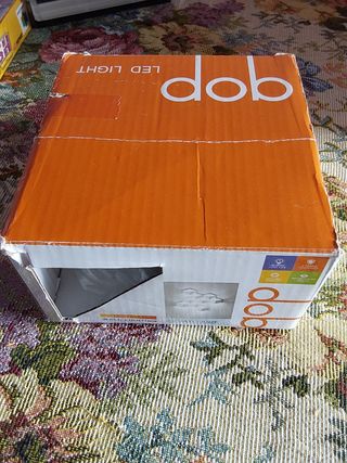 Lampada LED Argento Vetro Metallo