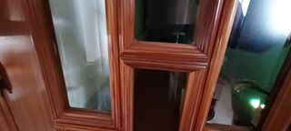 3 Puertas de nogal de madera maciza