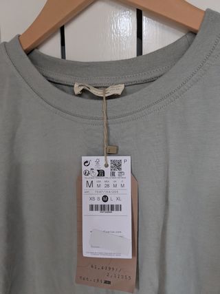 Camiseta manga larga algodón de Stradivarius